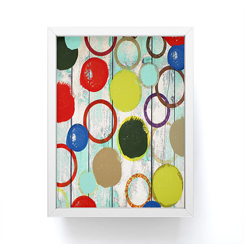 Irena Orlov Rainbow Circles Framed Mini Art Print