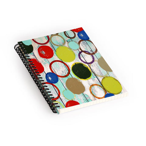 Irena Orlov Rainbow Circles Spiral Notebook