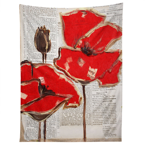 Irena Orlov Red Perfection Tapestry