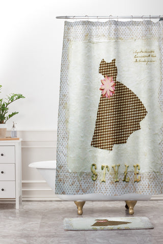 Irena Orlov Style Shower Curtain And Mat