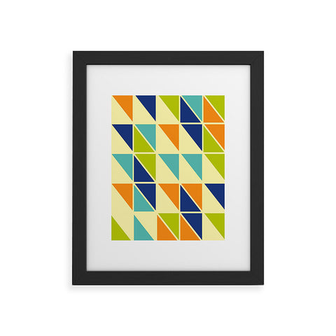 Irena Orlov Triangles 1 Framed Art Print