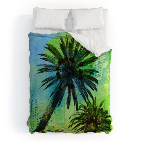 Irena Orlov Two Palm Trees Comforter