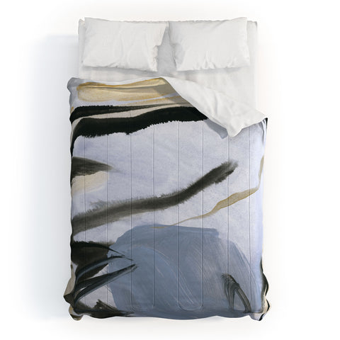 Iris Lehnhardt abstract and minimal 2 Comforter