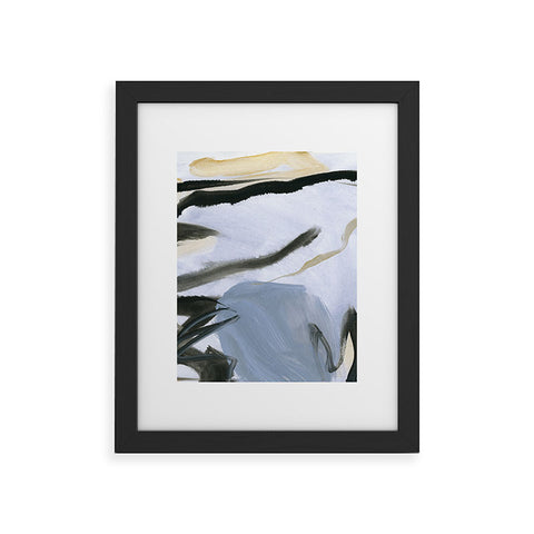 Iris Lehnhardt abstract and minimal 2 Framed Art Print