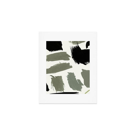 Iris Lehnhardt abstract marks 01 Art Print