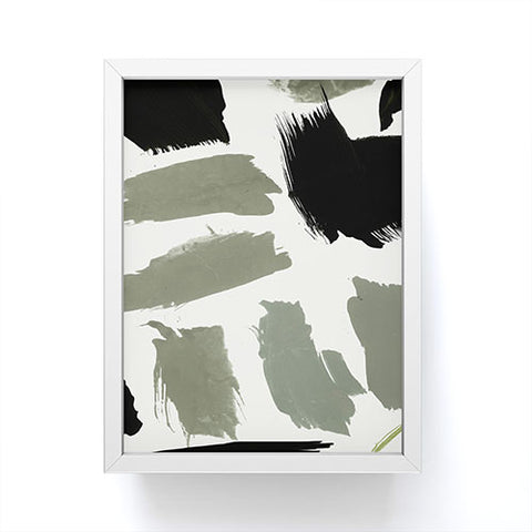 Iris Lehnhardt abstract marks 01 Framed Mini Art Print
