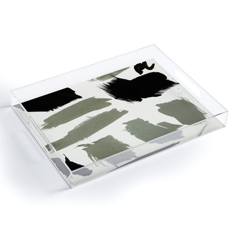 Iris Lehnhardt abstract marks 01 Acrylic Tray