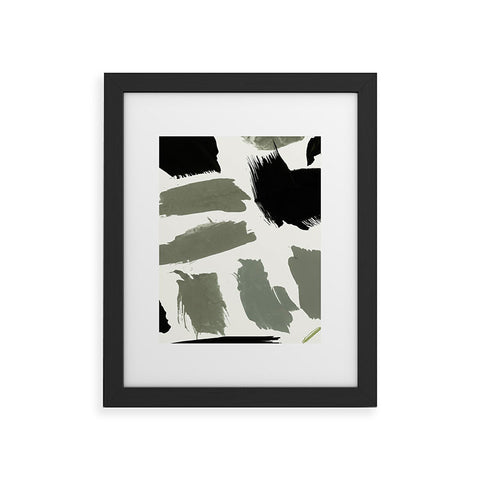 Iris Lehnhardt abstract marks 01 Framed Art Print