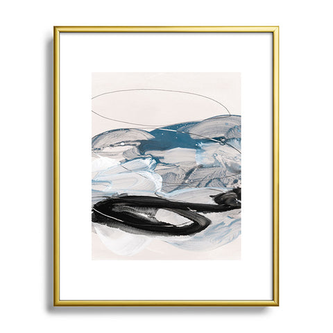 Iris Lehnhardt abstract painting IX Metal Framed Art Print