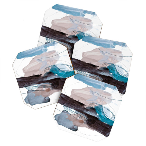 Iris Lehnhardt abstract painting XIII Coaster Set