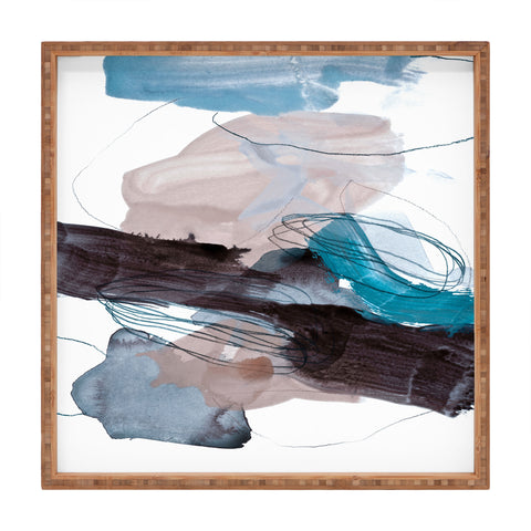 Iris Lehnhardt abstract painting XIII Square Tray
