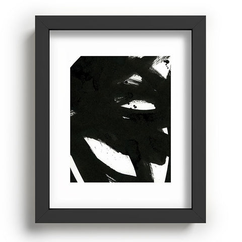 Iris Lehnhardt black on white 1 Recessed Framing Rectangle