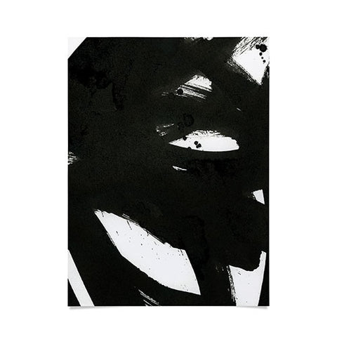 Iris Lehnhardt black on white 1 Poster