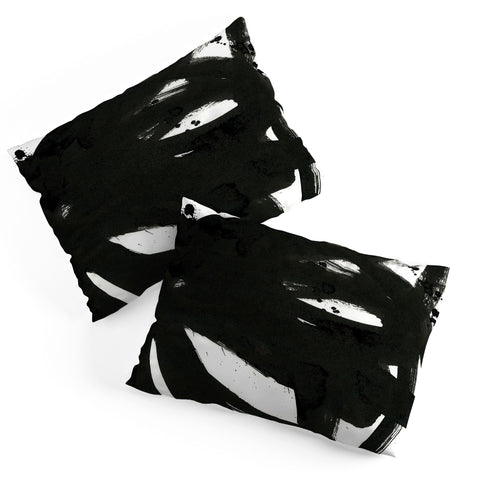 Iris Lehnhardt black on white 1 Pillow Shams