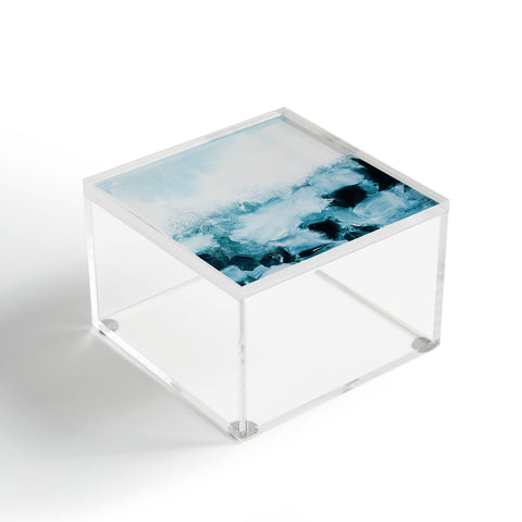 Iris Lehnhardt blue landscape Acrylic Box