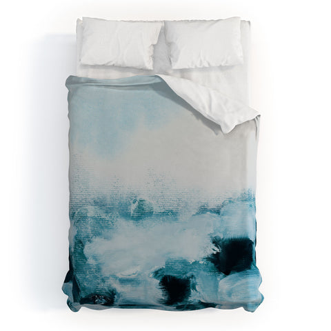 Iris Lehnhardt blue landscape Duvet Cover