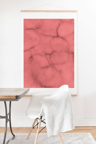 Iris Lehnhardt coral hues Art Print And Hanger