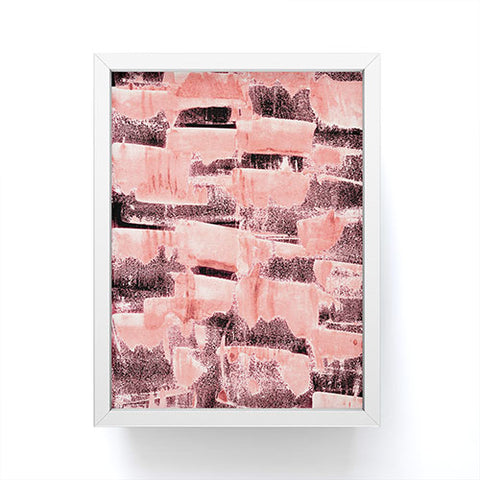 Iris Lehnhardt coral pattern Framed Mini Art Print