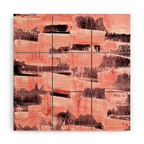 Iris Lehnhardt coral pattern Wood Wall Mural