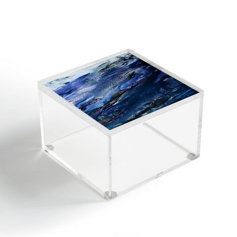 Iris Lehnhardt floating blues Acrylic Box