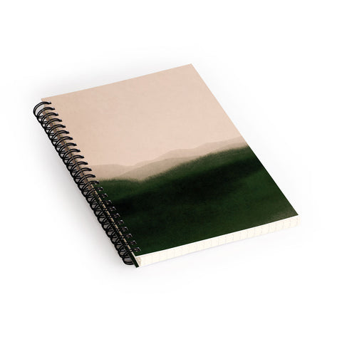 Iris Lehnhardt green hills Spiral Notebook