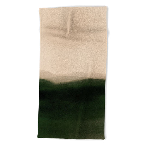 Iris Lehnhardt green hills Beach Towel