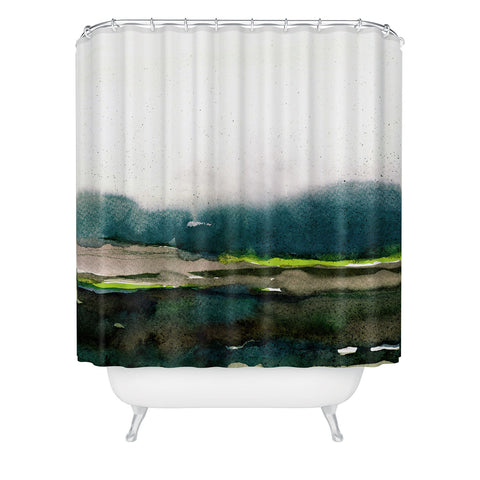 Iris Lehnhardt layers of colour 1 Shower Curtain