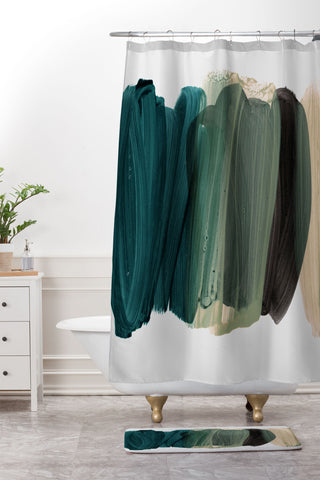 Iris Lehnhardt minimalism 81 Shower Curtain And Mat
