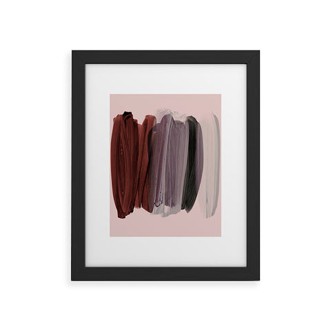 Iris Lehnhardt minimalism 84 Framed Art Print