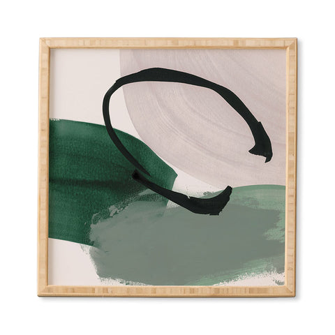 Iris Lehnhardt minimalist painting 01 Framed Wall Art