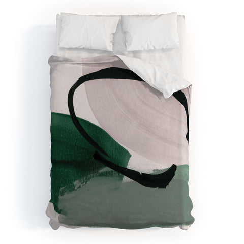 Iris Lehnhardt minimalist painting 01 Duvet Cover
