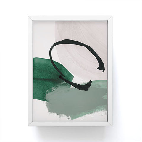 Iris Lehnhardt minimalist painting 01 Framed Mini Art Print