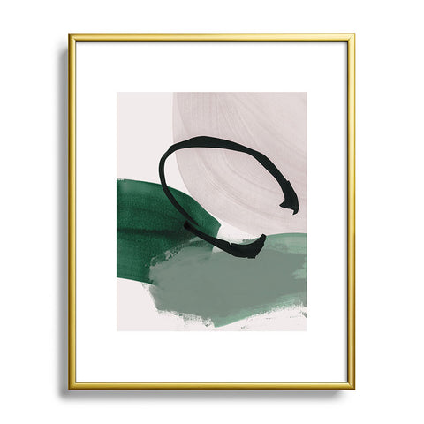 Iris Lehnhardt minimalist painting 01 Metal Framed Art Print
