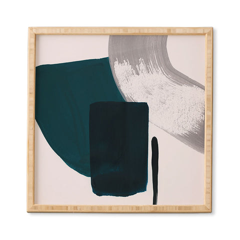 Iris Lehnhardt minimalist painting 02 Framed Wall Art