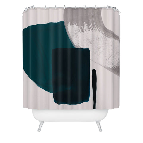 Iris Lehnhardt minimalist painting 02 Shower Curtain