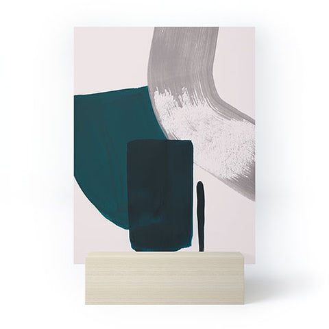 Iris Lehnhardt minimalist painting 02 Mini Art Print