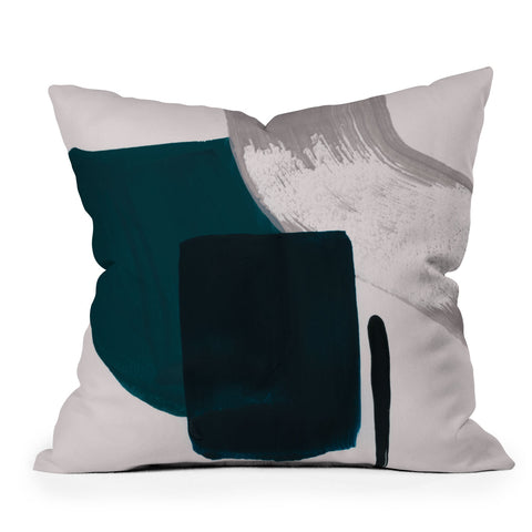 Iris Lehnhardt minimalist painting 02 Throw Pillow