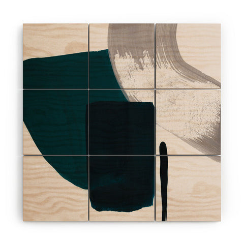 Iris Lehnhardt minimalist painting 02 Wood Wall Mural