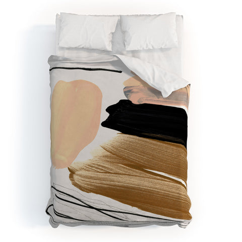 Iris Lehnhardt minimalist painting 06 Duvet Cover
