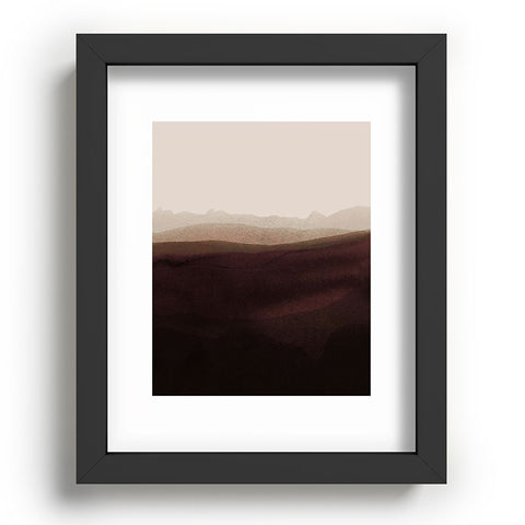 Iris Lehnhardt mountain horizon 31 Recessed Framing Rectangle