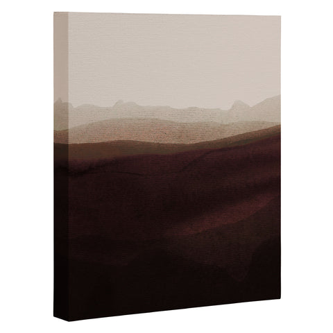 Iris Lehnhardt mountain horizon 31 Art Canvas