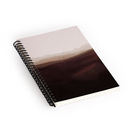 Iris Lehnhardt mountain horizon 31 Spiral Notebook