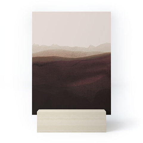 Iris Lehnhardt mountain horizon 31 Mini Art Print