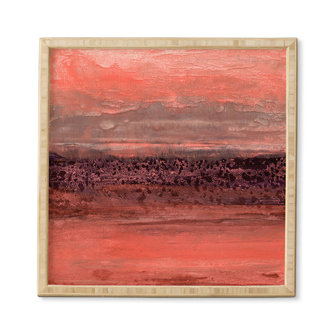 Iris Lehnhardt oceanic sunset Framed Wall Art