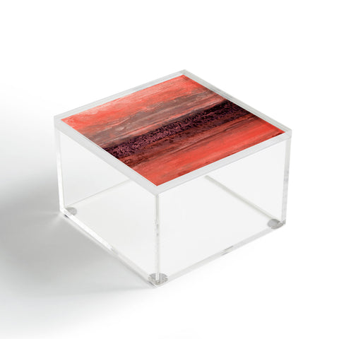 Iris Lehnhardt oceanic sunset Acrylic Box
