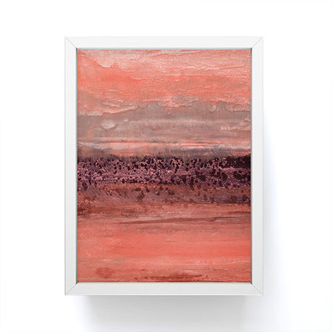 Iris Lehnhardt oceanic sunset Framed Mini Art Print