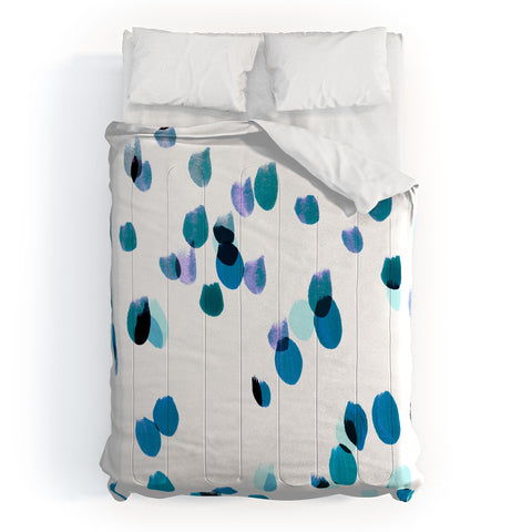 Iris Lehnhardt painted dots 8 Comforter