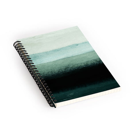 Iris Lehnhardt shades of green Spiral Notebook