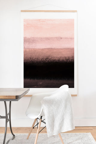 Iris Lehnhardt shades of pink Art Print And Hanger