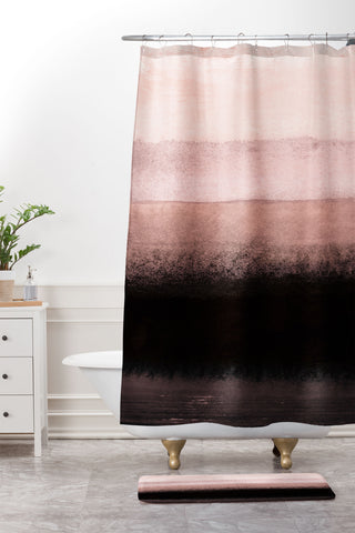 Iris Lehnhardt shades of pink Shower Curtain And Mat